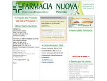 Tablet Screenshot of farmacianuovapinerolo.it